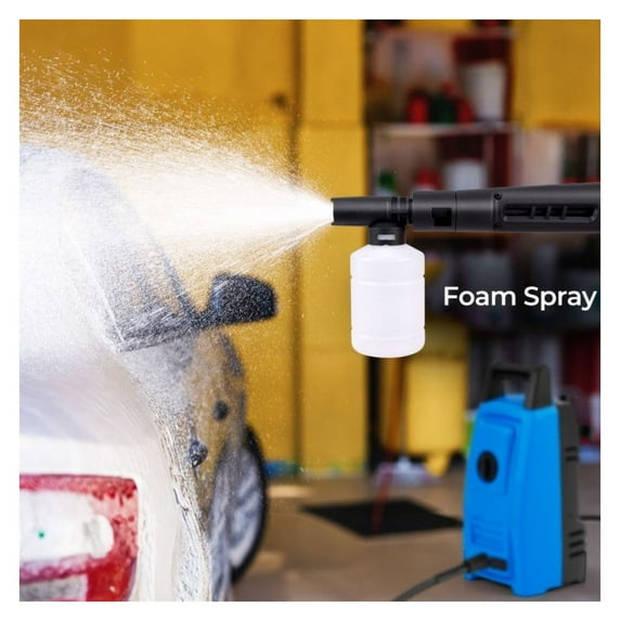 1900 PSI Electric Pressure Washer - 1.8 GPM, 4 Nozzles - Portable Power Washer for Driveways, Cars, & Outdoor Cleaning - 19.7ft Hose, GFCI Protection, TSS Safety System