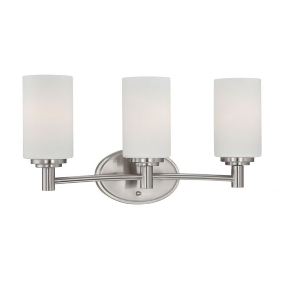 190024217-Thomas Lighting-Pittman - Three Light Wall Sconce-Brushed Nickel Finish