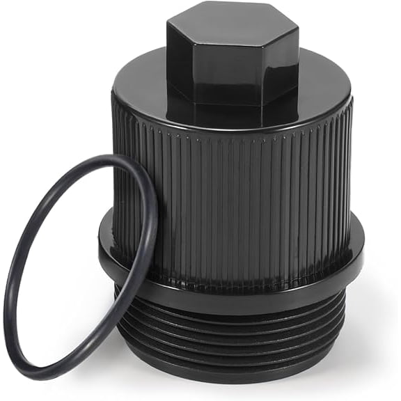 190030 Pool Filter Drain Plug Compatible with Pentair FNS Plus, Clean, Clear Plus & Quad DE Filters, Drain Plug Cap Assembly with O-Ring for Pool Spa Filters Replacement Parts