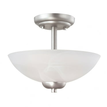 190067117-Thomas Lighting-Tia - Two Light Semi-Flush Mount-Matte Nickel Finish