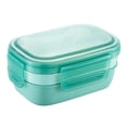 thumbnail image 1 of 1900ml Stackable Bento Box, Large Capacity Leakproof Lunch Containers with Utensil Set, for Dining Out Work Picnic, Divided Meal Prep Storage, 1 of 3
