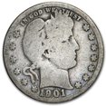 thumbnail image 1 of 1901 Barber Quarter Good/VG, 1 of 2