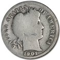 thumbnail image 1 of 1901-S Barber Dime AG, 1 of 2