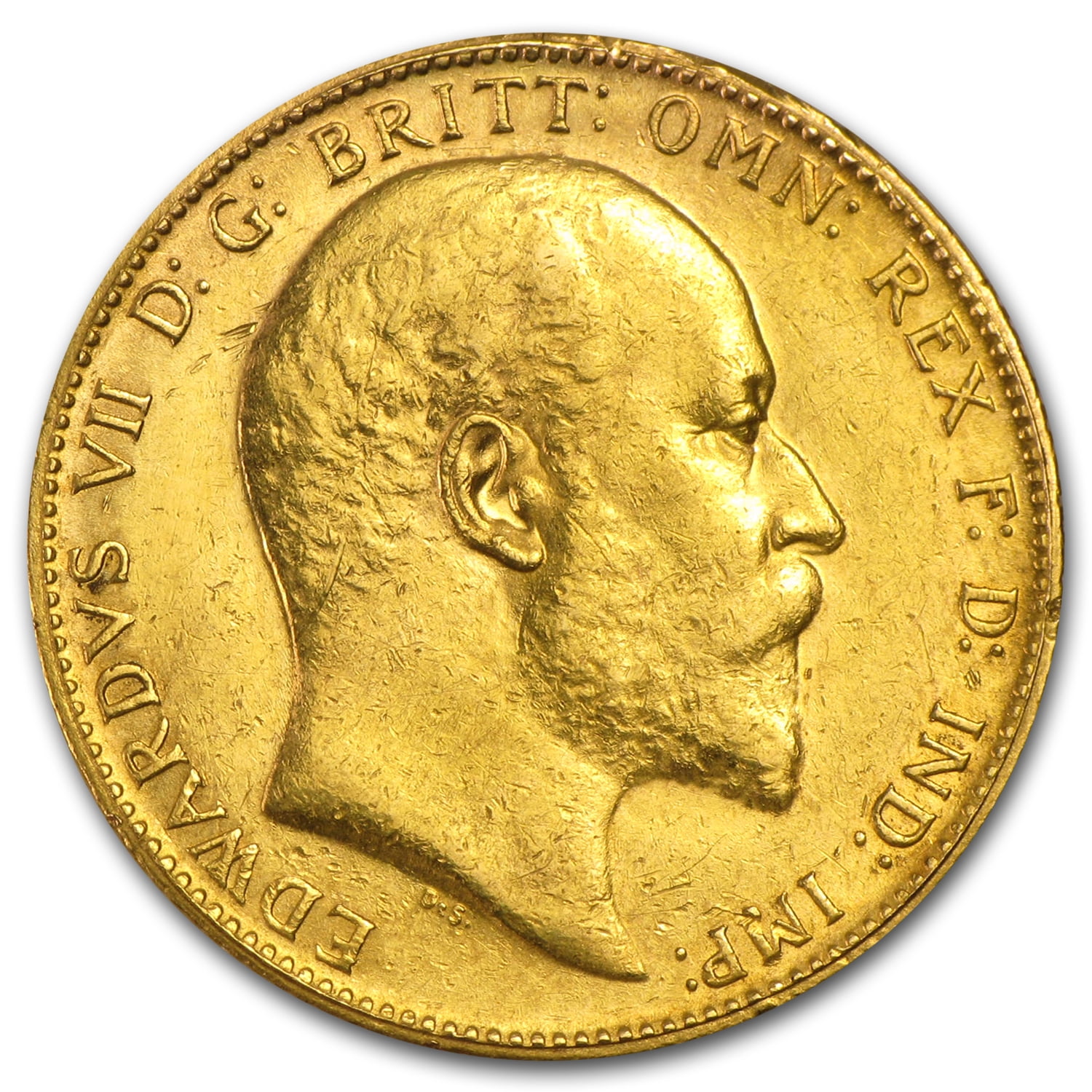 ONE PIECE in English gold sovereign Edward VII, 1907 U…