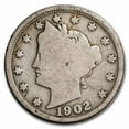 thumbnail image 1 of 1902 Liberty Head V Nickel Good+, 1 of 2