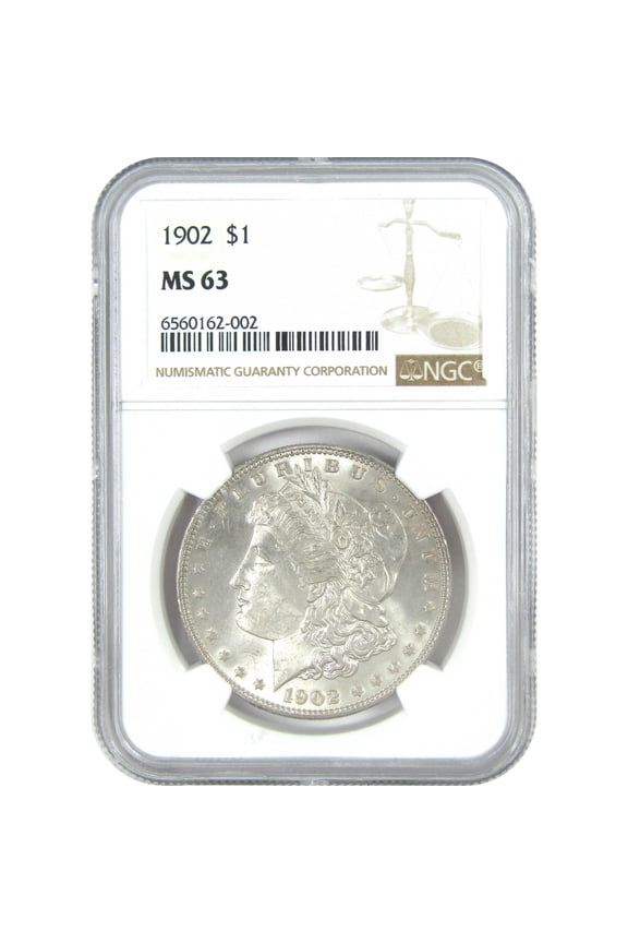 1902 Morgan Dollar MS 63 NGC Silver $1 Uncirculated Coin SKU:I16446