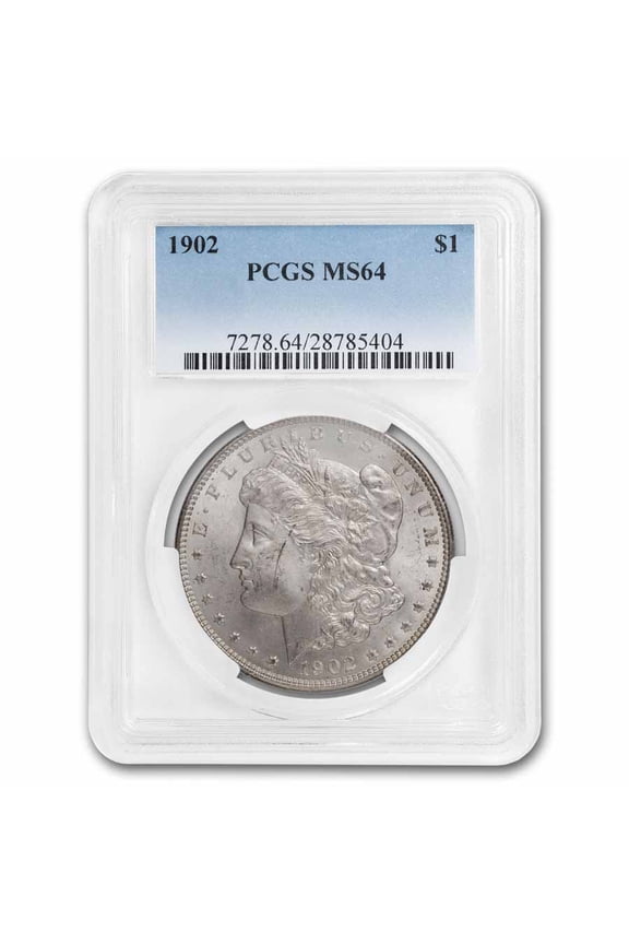 1902 Morgan Dollar MS-64 PCGS