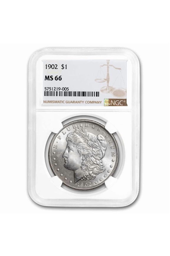 1902 Morgan Dollar MS-66 NGC
