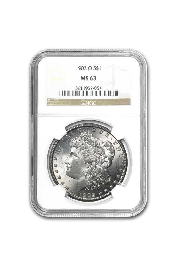 1902-O Morgan Dollar MS-63 NGC