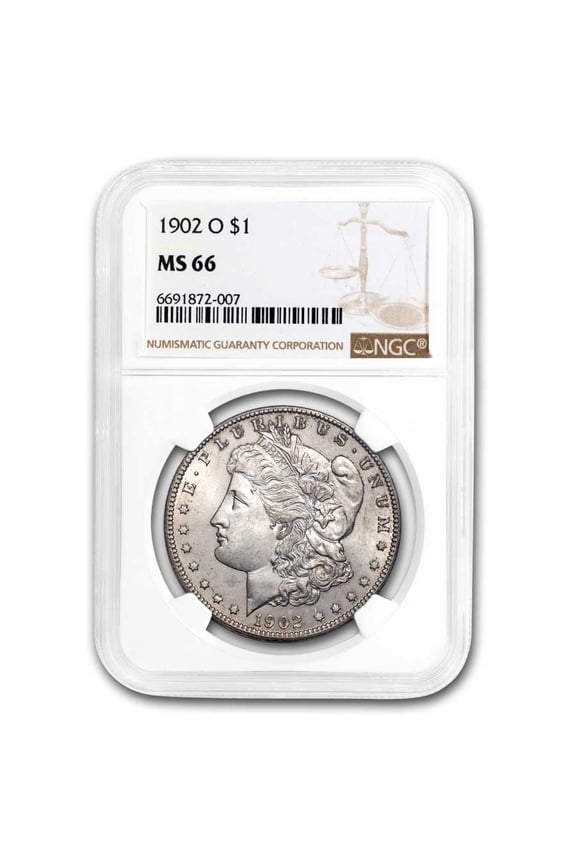 1902-O Morgan Dollar MS-66 NGC