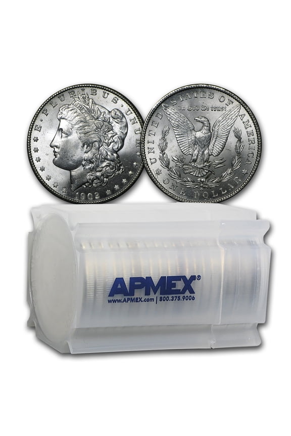 1902-O Morgan Dollars BU (20 Count Roll)