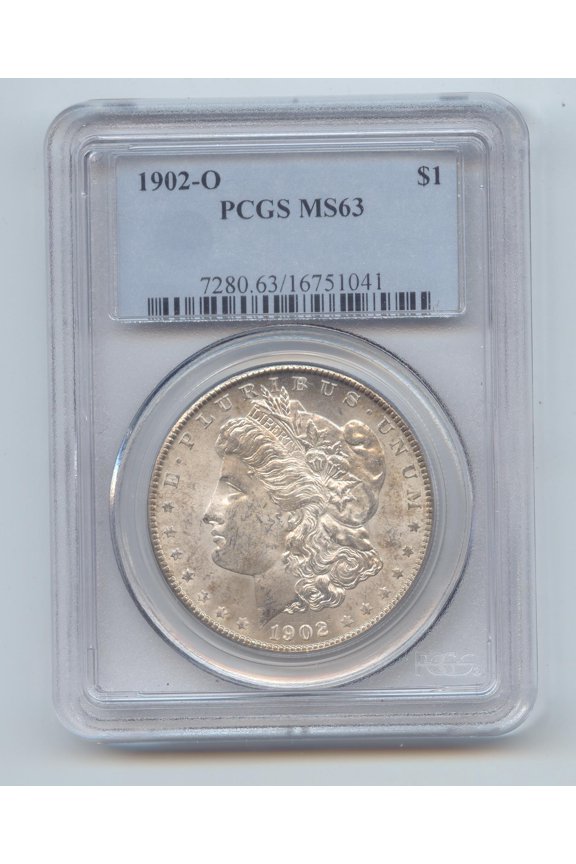 1902-O Morgan Silver Dollar, PCGS MS-63