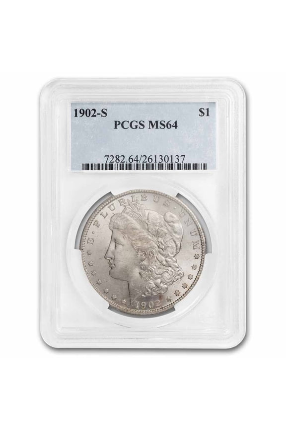 1902-S Morgan Dollar MS-64 PCGS
