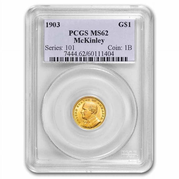 1903 Gold $1.00 Louisiana Purchase McKinley MS-62 PCGS