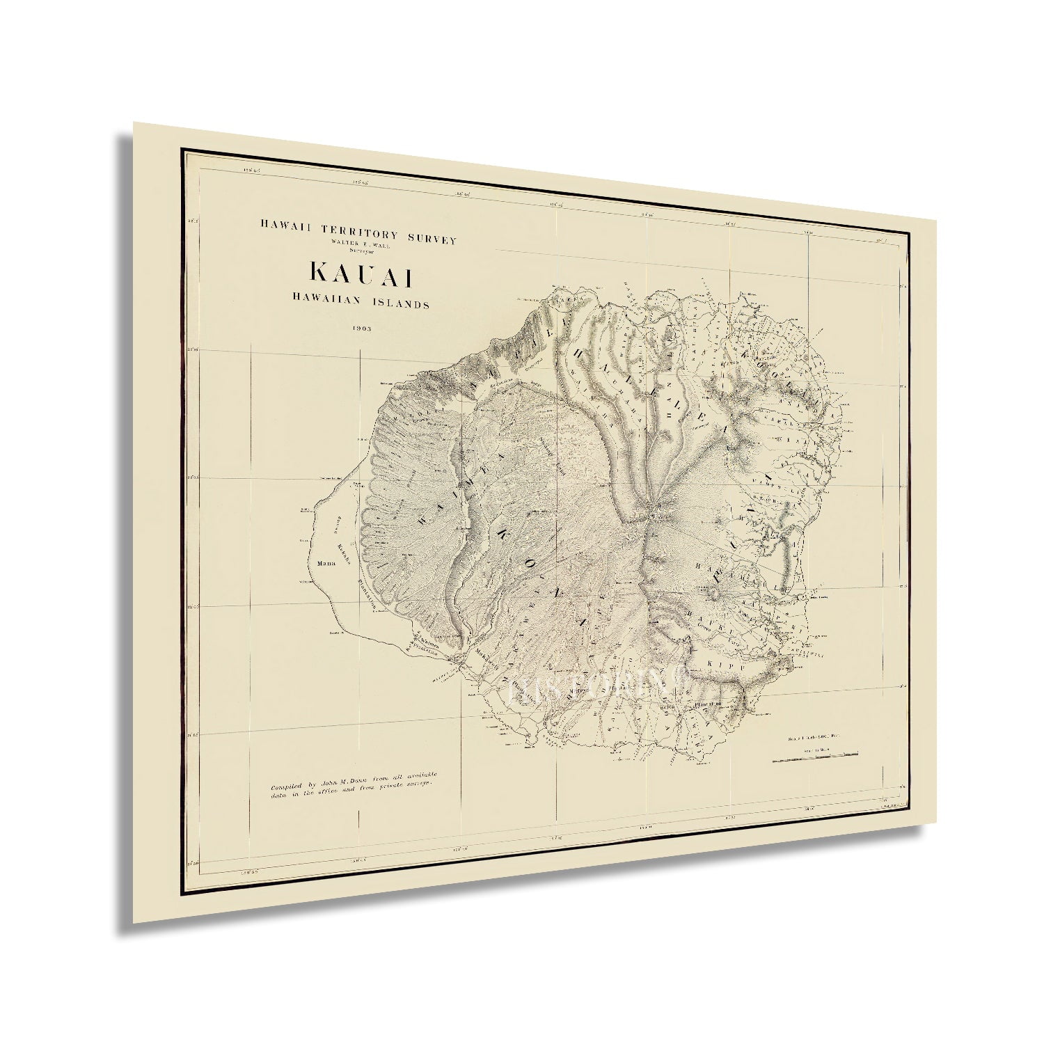 1903 Kauai Map - Vintage Kauai Map - Old Kauai Hawaii Map Territory Survey - History Map of Kauai Hawaiian Islands Wall Art Poster Print - Walmart.com 1903-kauai-map-vintage-kauai-map-old-kauai-hawaii-map-territory-survey-history-map-of-kauai-hawaiian-islands-wall-art-poster-print-walmart-com