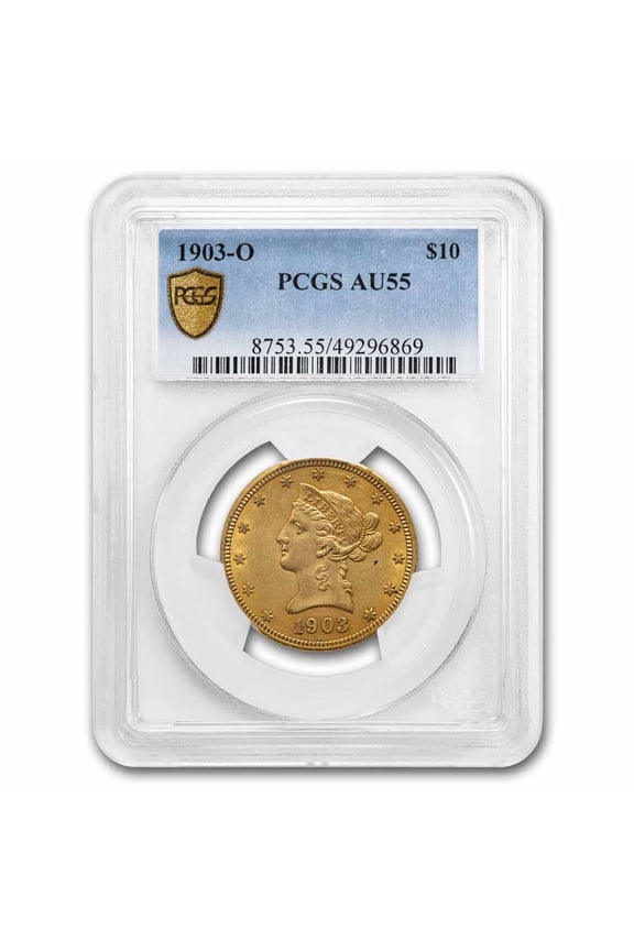 1903-O $10 Liberty Gold Eagle AU-55 PCGS