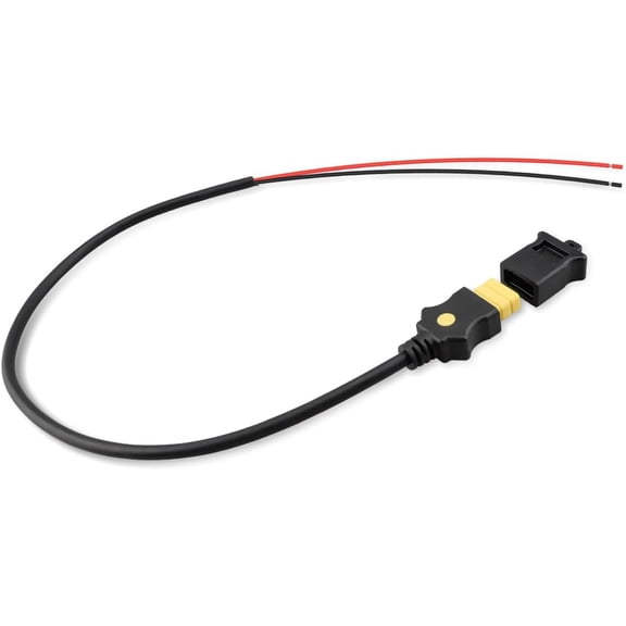 1903017 Electric Downrigger Battery End Cable Fit for Cannon Electric Downriggers 2008 or Later, Fit for Reliable Deep Water Trolling Black, 3 Foot Duty Power Cord