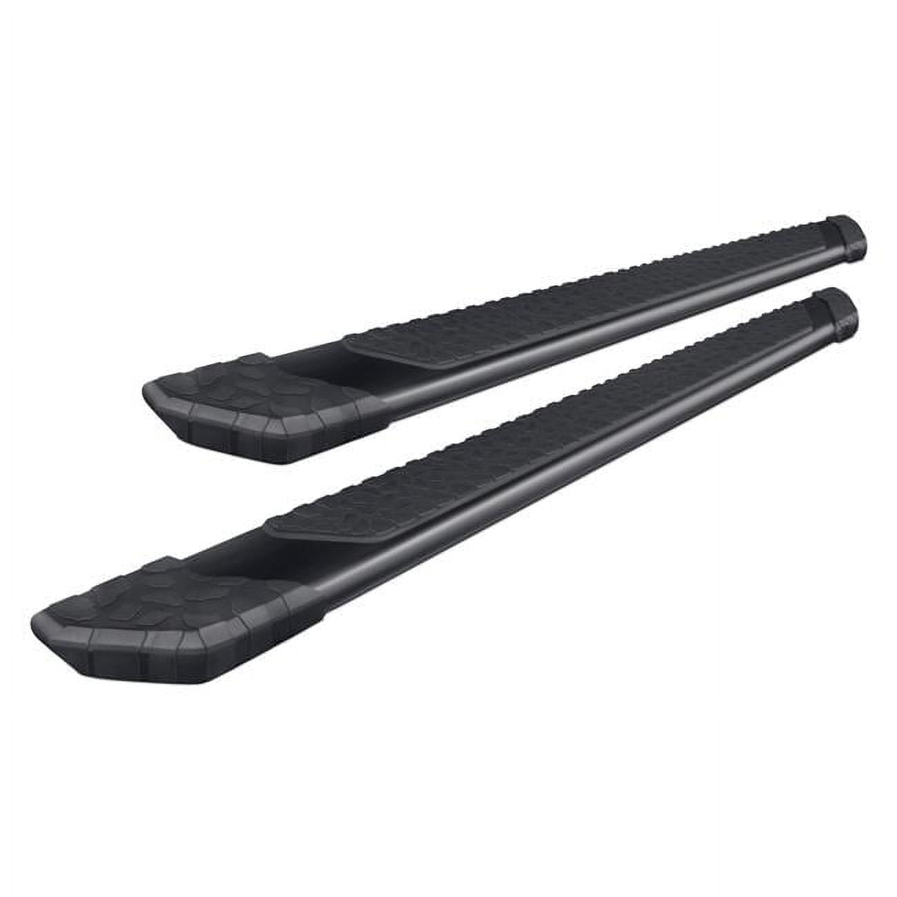 19030366BT 5 ft. Black Aluminum Tread Steps - Rocker Panel Mount - Slip ...