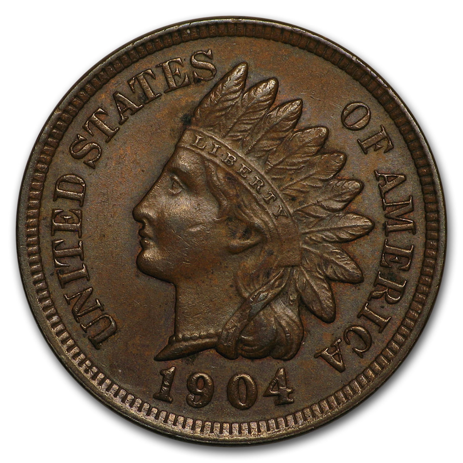 1904 Indian Head Cent BU (Brown)