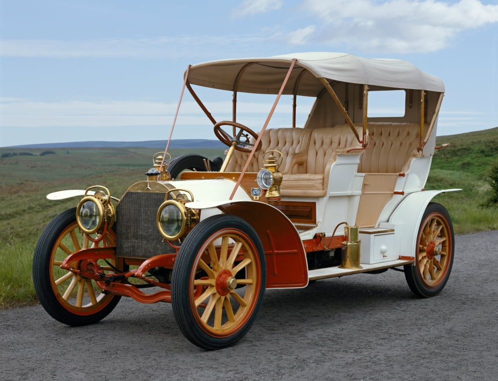 1904 Mercedes 2832 HP side entrance Phaeton Country of origin Germany Canvas Art - Panoramic Images (22 x 28)