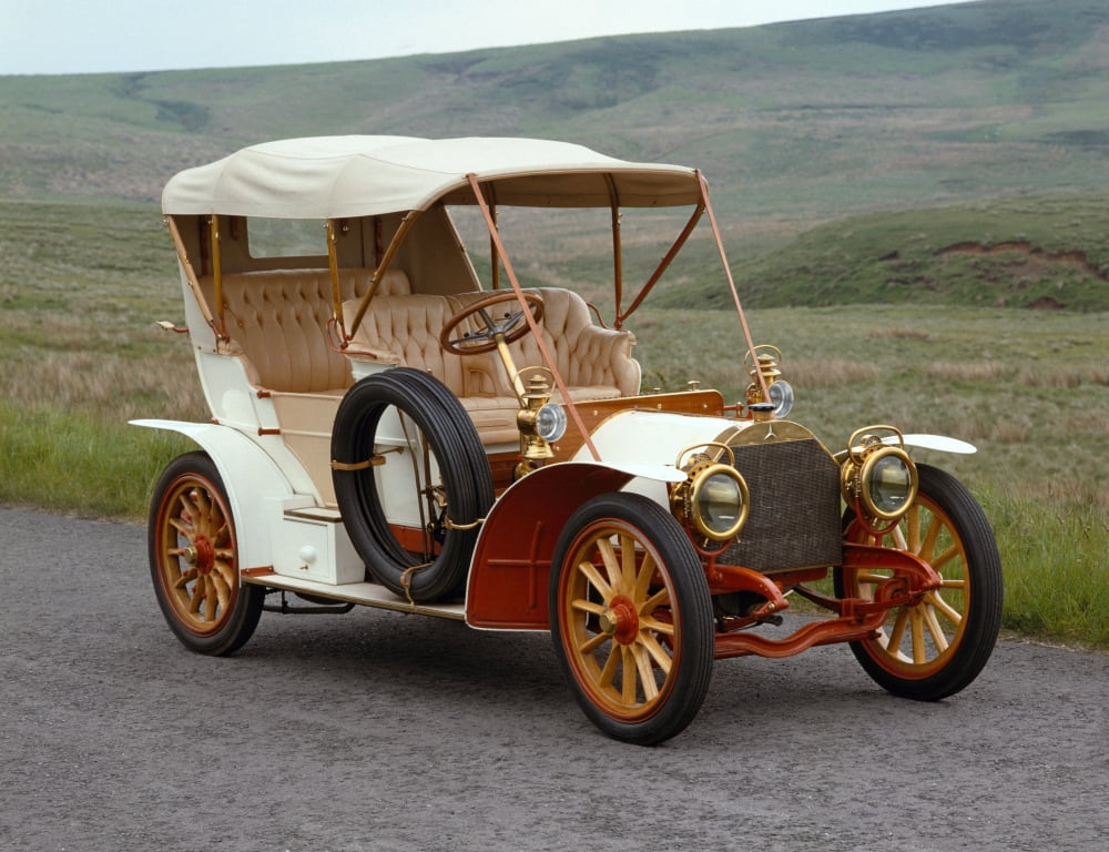 1904 Mercedes 2832 HP side entrance Phaeton Country of origin Germany Canvas Art - Panoramic Images (22 x 28)
