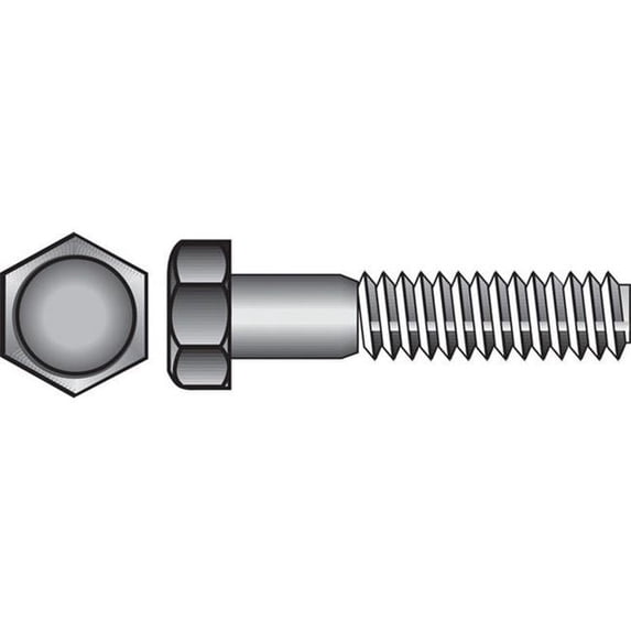 190408 0.62 - 11 x 2.5 in. Hex Bolts 25 per Box