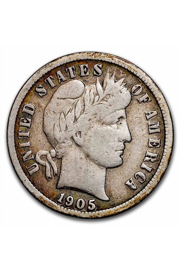 1905 Barber Dime VG