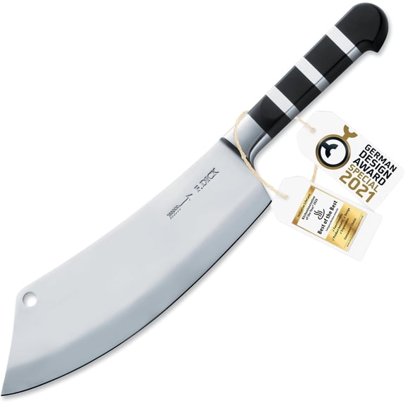 1905 Chef Knife Ajax - Kitchen knife with 8.7" blade & 56 HRC - Ideal for meat & poultry - Stainless steel - Antique blade shape - Ultra sharp - Ergonomic handle
