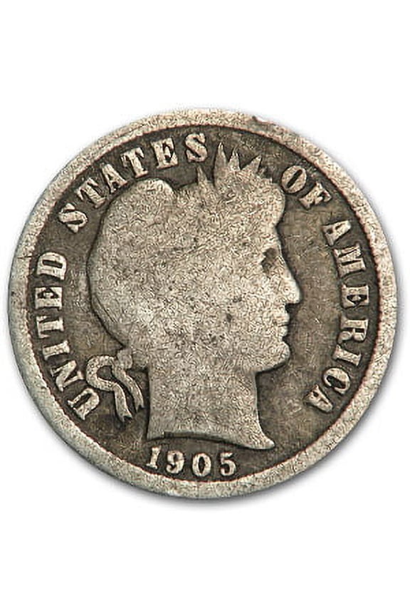 1905-S Barber Dime Good/VG