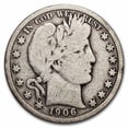thumbnail image 1 of 1906-D Barber Half Dollar VG, 1 of 2
