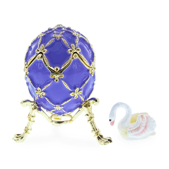 1906 The Swan Royal Imperial Egg in Purple