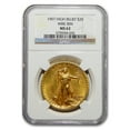 thumbnail image 1 of 1907 $20 Saint-Gaudens Gold High Relief Wire Rim MS-62 NGC, 1 of 3