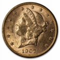 thumbnail image 1 of 1907-S $20 Liberty Gold Double Eagle BU, 1 of 2