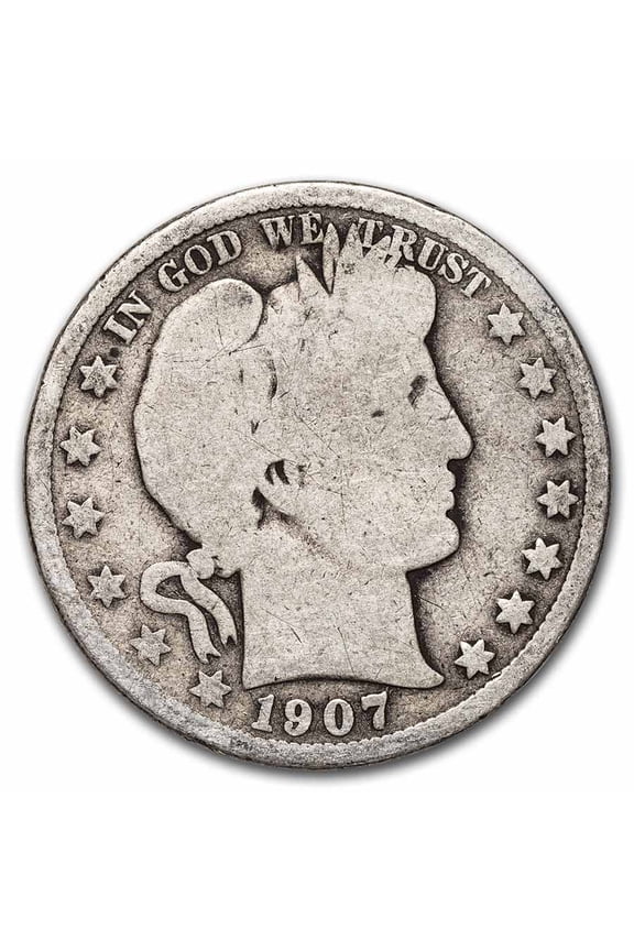 1907-S Barber Half Dollar Good