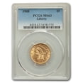 thumbnail image 1 of 1908 $5 Liberty Gold Half Eagle MS-63 PCGS, 1 of 3