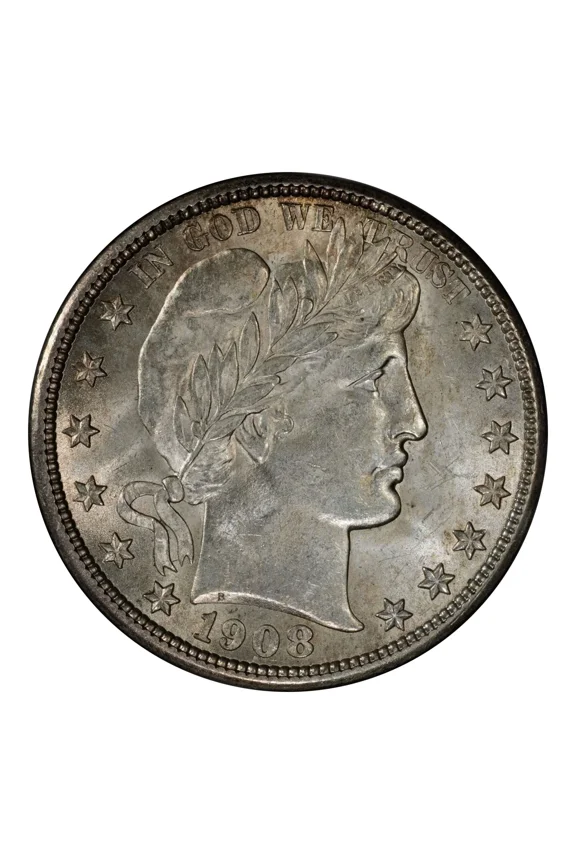 1908 P Barber Half Dollar PCGS MS-63 CAC