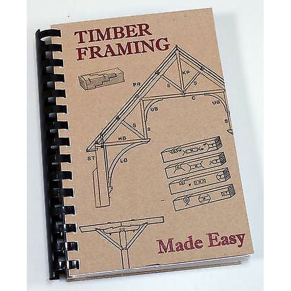1908 Timber Frame Book Log Building Plans Home Cabin Drawknife Saw Chisel Scribe