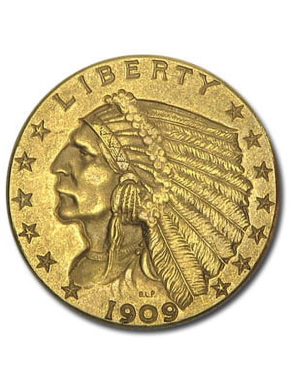 1909 $2.50 Indian Gold Quarter Eagle AU