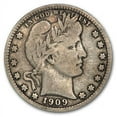 thumbnail image 1 of 1909-D Barber Quarter Fine, 1 of 2