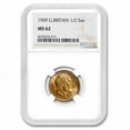 thumbnail image 1 of 1909 Great Britain Gold Half Sovereign Edward VII MS-62 NGC, 1 of 3
