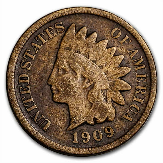 1909-S Indian Head Cent Fine Details