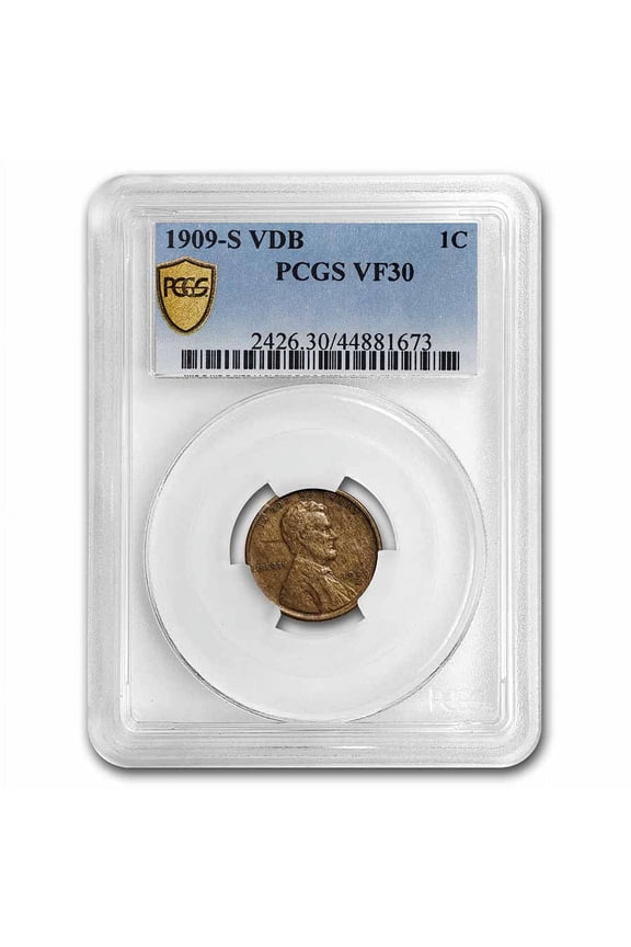 1909-S VDB Lincoln Cent VF-30 PCGS