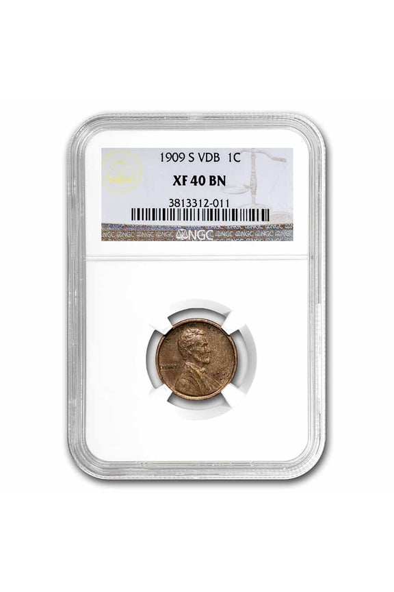 1909-S VDB Lincoln Cent XF-40 NGC