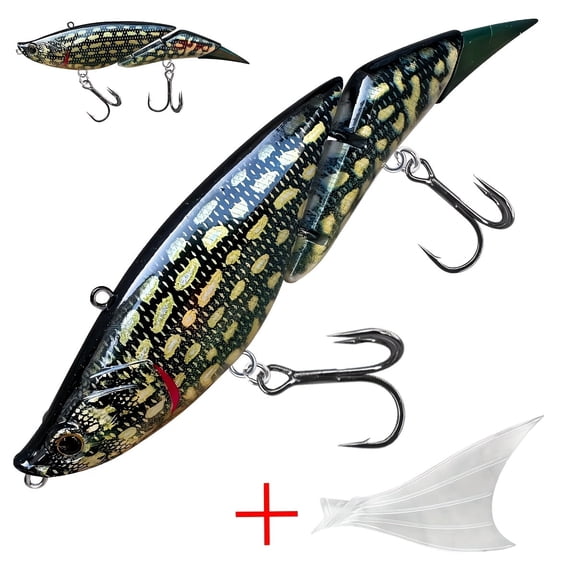 190Mm/56G Da Vinci Floating Minnow Minnowo Festival Long Cast Lure with Rattle Bead Soft Tail Accessory for Freshwater And Saltwater Fishing, Suitable for Sea Bass, GT, Red Snapper, Crappie,