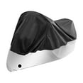 thumbnail image 1 of 190T Polyester Motorcycle Cover | All-Weather Rainproof & Sun Protection | Universal Fit for Scooters & 50cc Mopeds up to 70.8 Inches | Includes Windproof Straps & Lock Holes, 1 of 9
