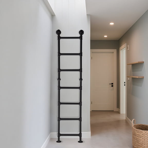 190cm/74.8in Bunk Bed Ladder, 7-Step Ladder, High Loft Attic Step Ladders