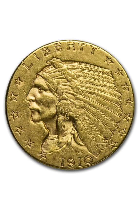 1910 $2.50 Indian Gold Quarter Eagle XF