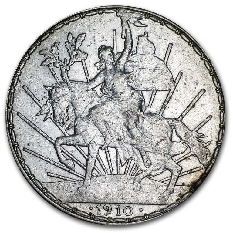1910 Mexico Silver 1 Peso Caballito XF - Walmart.com
