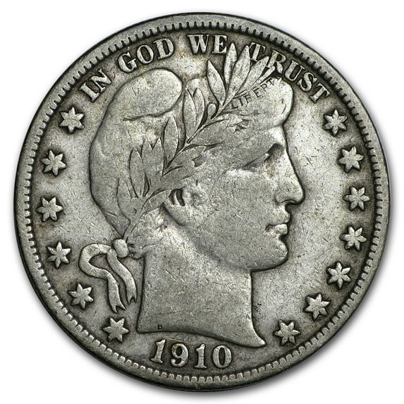 1910-S Barber Half Dollar VF