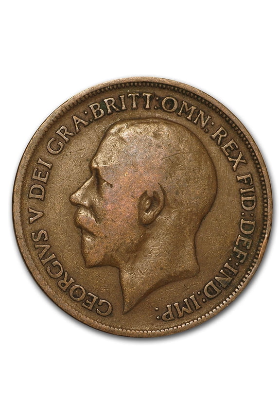 1911-1936 Great Britain Large Penny George V Avg Circ